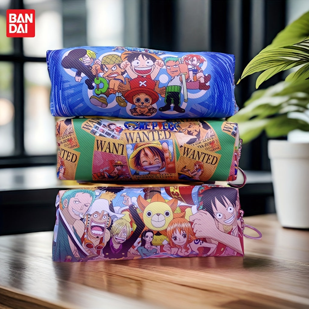 קלמר עור סינתטי בעיצוב One Piece מבית BANDAI