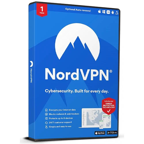 NordVPN Standard 1-Year VPN & Cybersecurity Software For 10 Devices Cd Key Global