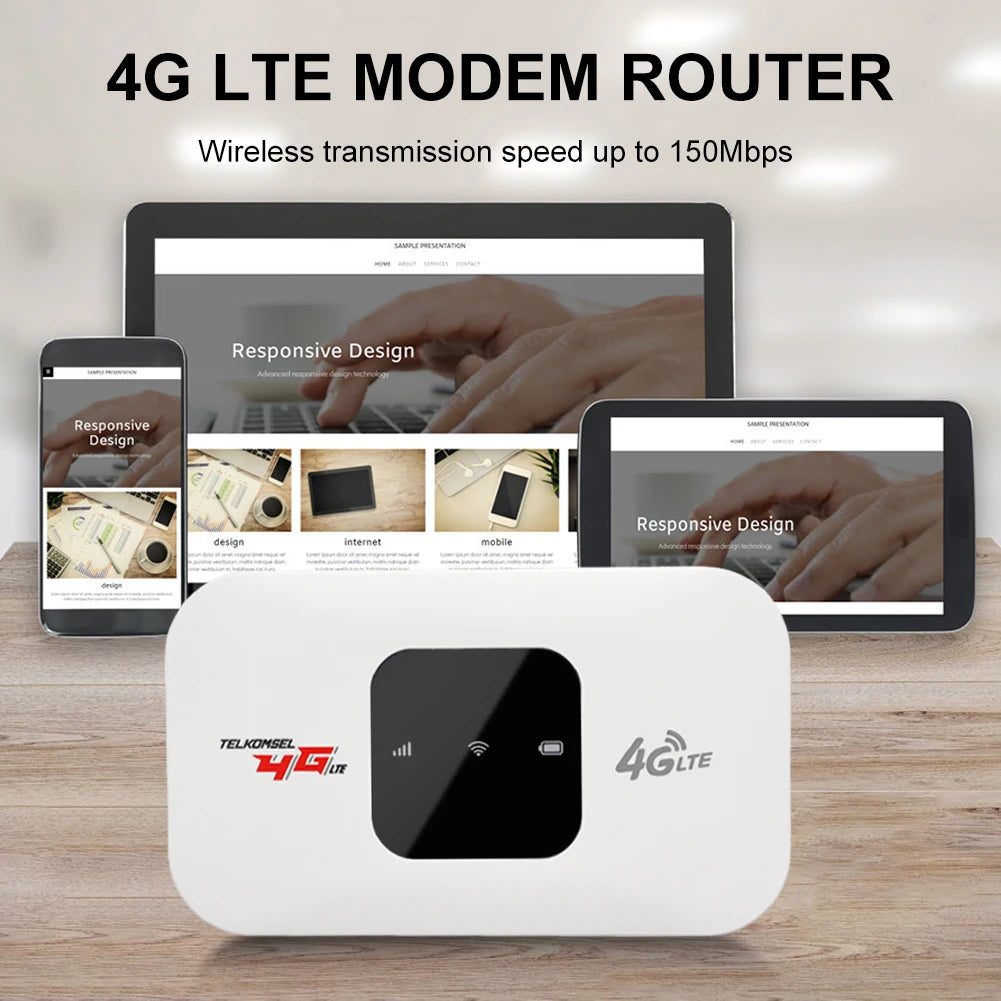 נתב אלחוטי נייד בעל אופצית SIM 4G