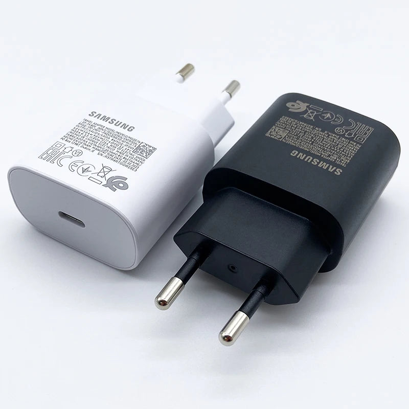 מטען סמסונג - הטענה סופר מהירה 25W עם חיבור USB Type-C
