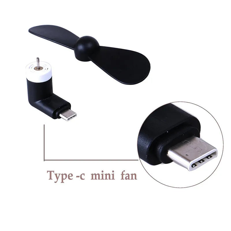 מאוורר מיקרו USB לטלפון נייד