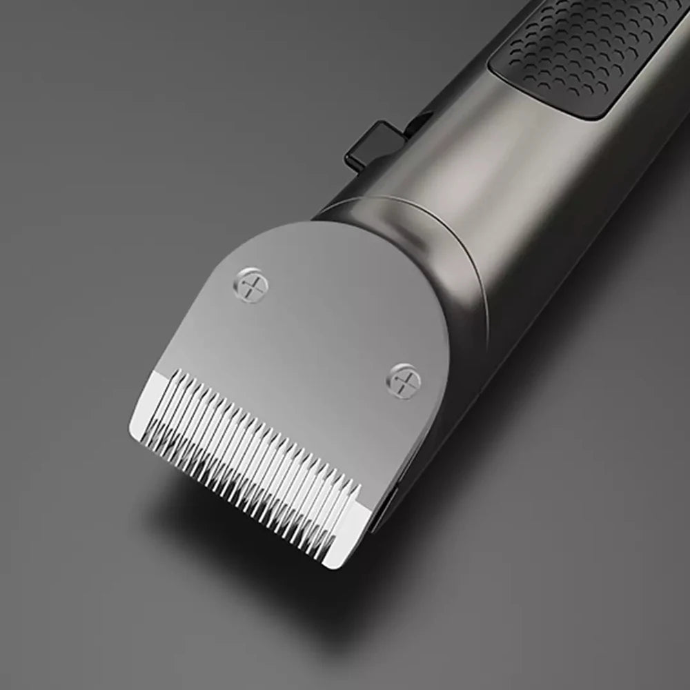 גוזם חשמלי מקצועי לגברים עם מסך LED