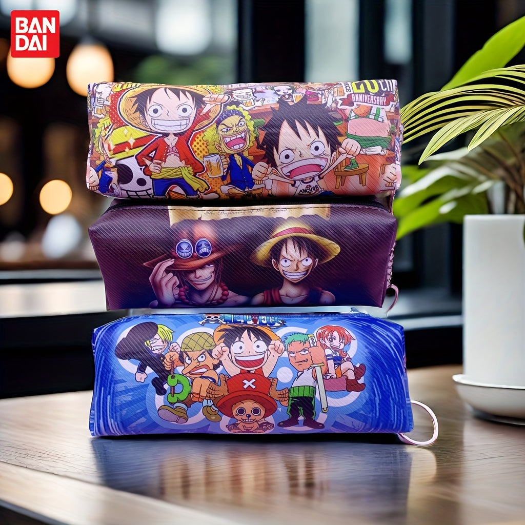 קלמר עור סינתטי בעיצוב One Piece מבית BANDAI